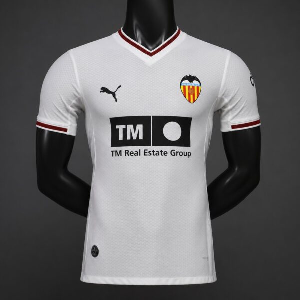 Version 26-27 Valencia Home White Jersey Version 26-27 Valencia Home White Jersey