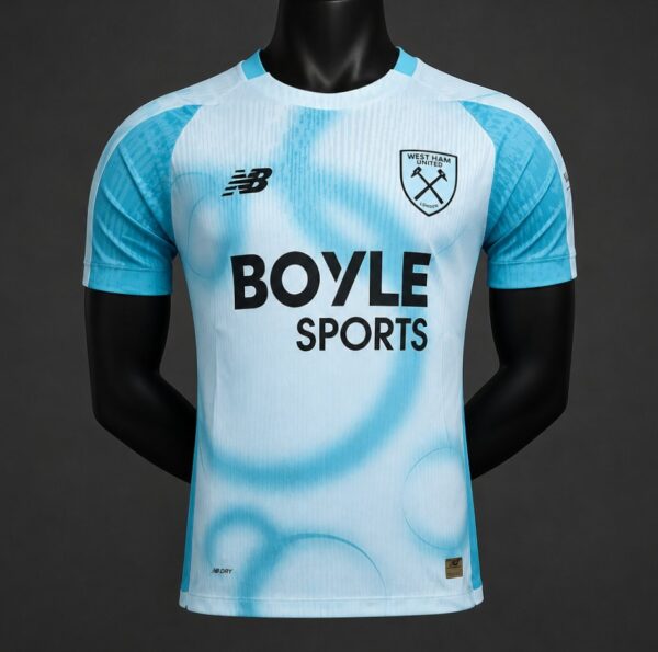 Version 26-27 West Ham United Third White & Blue Jersey