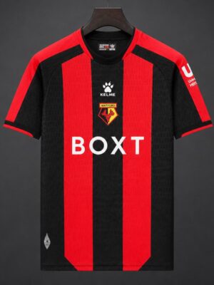 Watford Away Red Black Jersey