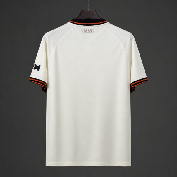 Wrexham AFC Away Cream Polo Collar Jersey