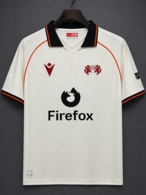 Wrexham AFC Away Cream Polo Collar Jersey