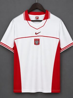 98-00 Poland White & Red Home Jersey