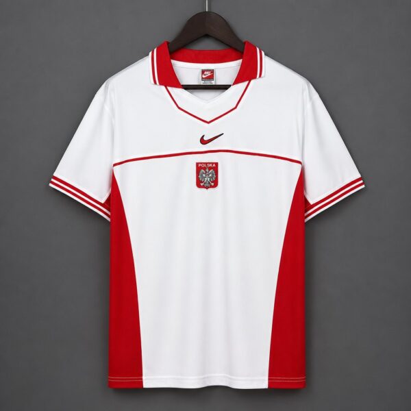 98-00 Poland White & Red Home Jersey