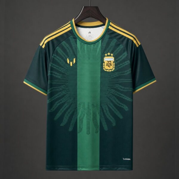 Argentina Messi Farewell Commemorative Goalkeeper Dark Green Jersey Argentina Messi Farewell Commemorative Goalkeeper Dark Green Jersey