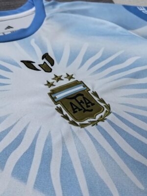 Argentina Pre-Match Light Blue Messi Farewell Jersey