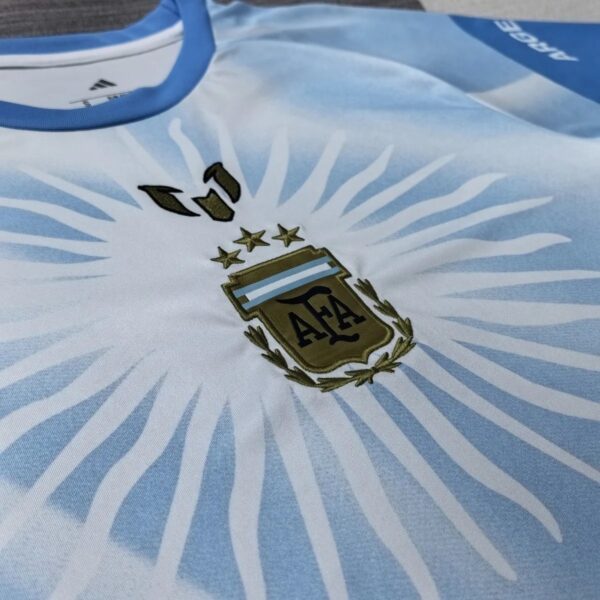 Argentina Pre-Match Light Blue Messi Farewell Jersey
