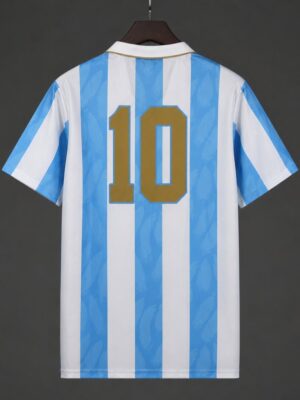 Argentina Striped Number Printed Special Jersey
