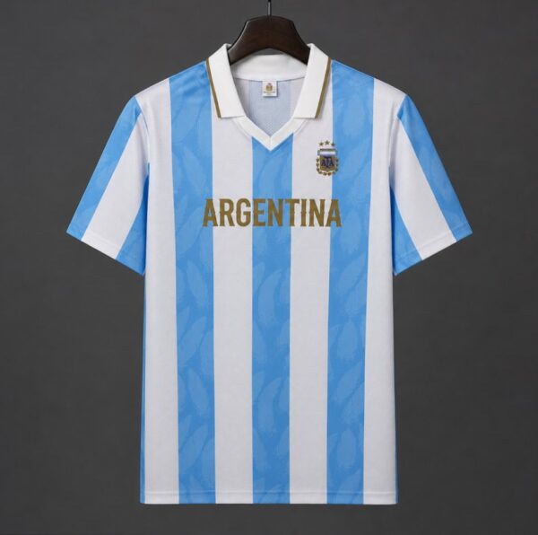 Argentina Striped Number Printed Special Jersey Argentina Striped Number Printed Special Jersey