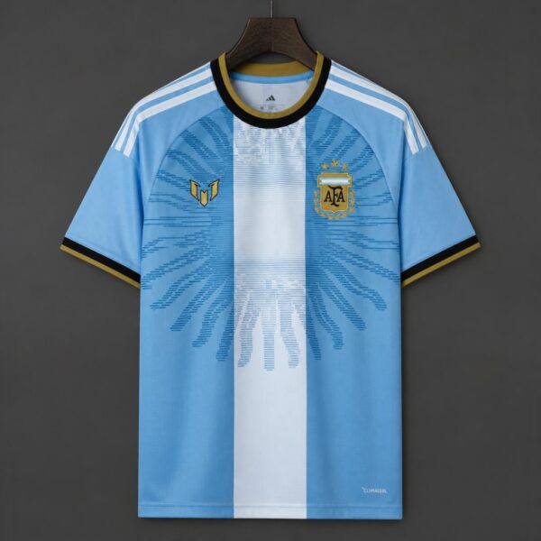 Argentina x Messi Home Light Blue-White Jersey
