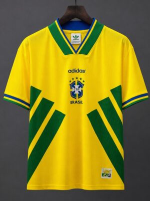 Brazil Yellow 1994 Remake Vintage Remake Jersey