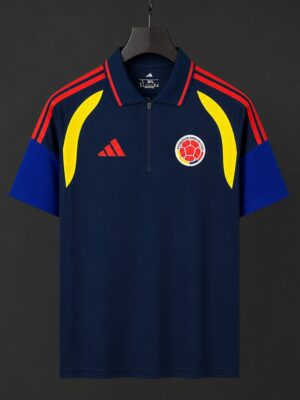 Colombia Navy Blue Training Polo Jersey Colombia Navy Blue Training Polo Jersey