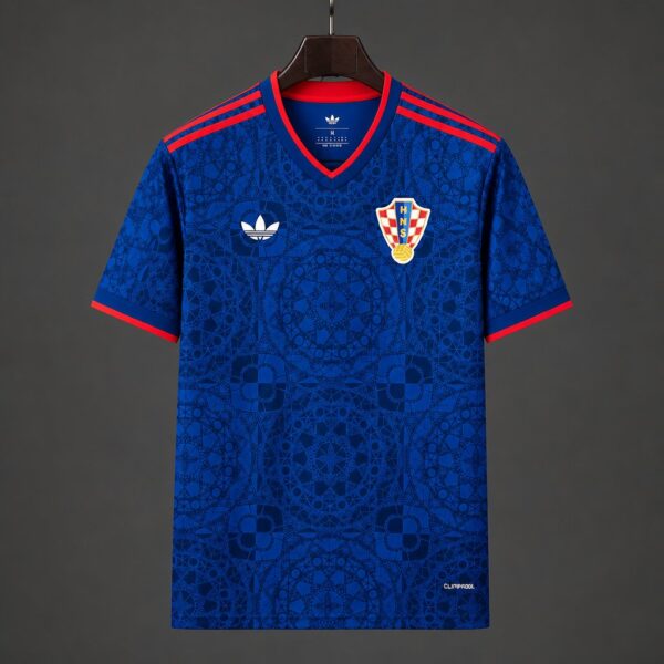 Croatia Away Navy Blue Jersey Croatia Away Navy Blue Jersey