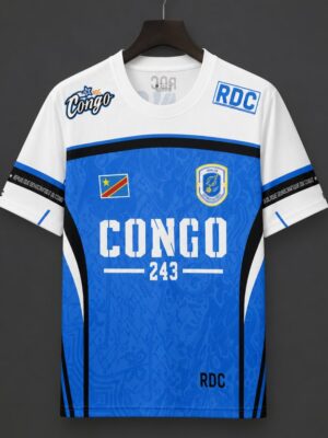 DR Congo Blue with White CONGO 243 Special Edition Jersey DR Congo Blue with White CONGO 243 Special Edition Jersey