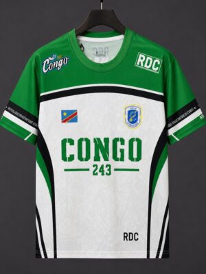 DR Congo White with Green CONGO 243 Special Edition Jersey DR Congo White with Green CONGO 243 Special Edition Jersey