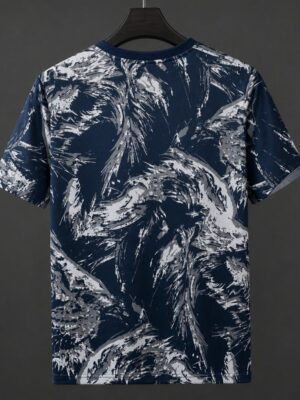 England Blue and White Abstract Graphic Special Edition Training Jersey