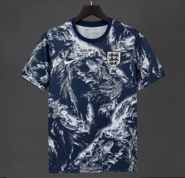 England Blue and White Abstract Graphic Special Edition Training Jersey England Blue and White Abstract Graphic Special Edition Training Jersey