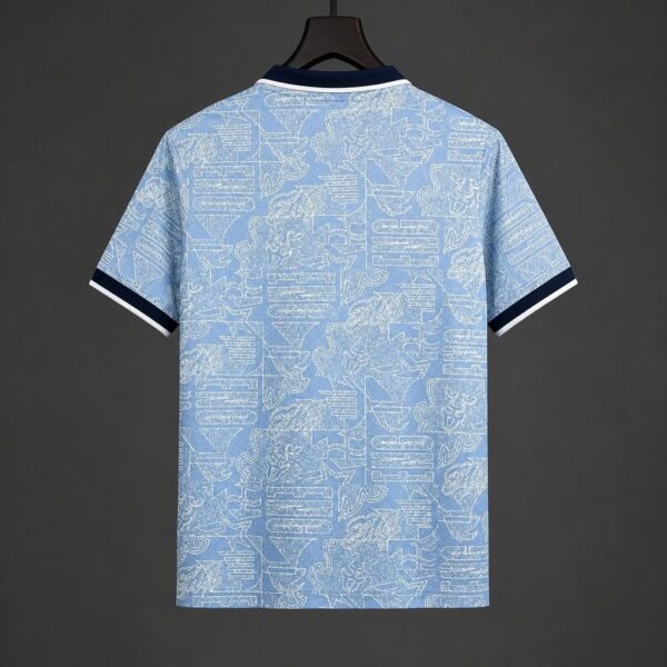 England Light Blue with Graphic Pattern Special Edition Jersey England Light Blue with Graphic Pattern Special Edition Jersey