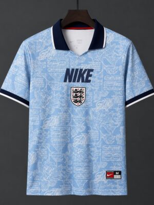 England Light Blue with Graphic Pattern Special Edition Jersey England Light Blue with Graphic Pattern Special Edition Jersey