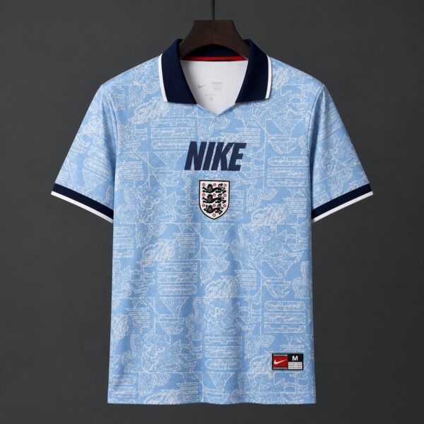 England Light Blue with Graphic Pattern Special Edition Jersey England Light Blue with Graphic Pattern Special Edition Jersey