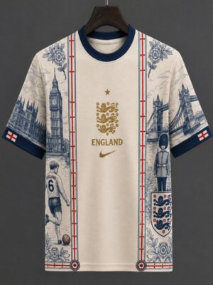 England Special Edition Vintage London Skyline Jersey England Special Edition Vintage London Skyline Jersey