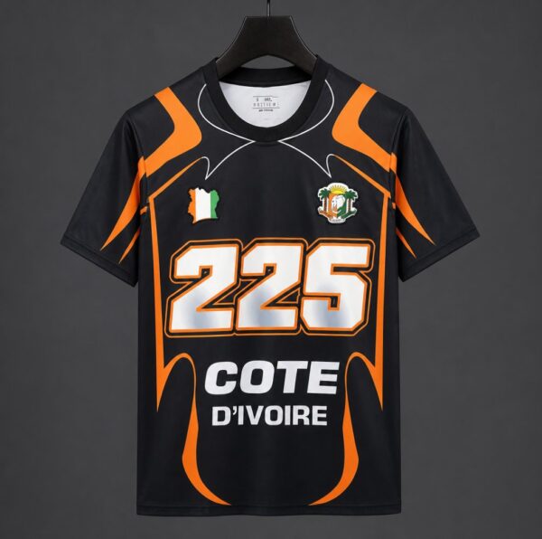 Ivory Coast Cte d'Ivoire Black 225 Special Edition Jersey