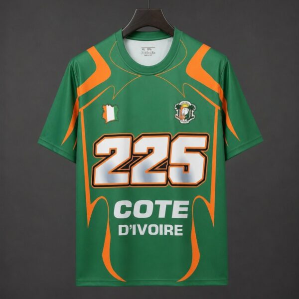 Ivory Coast Cte d'Ivoire Green 225 Special Edition Jersey