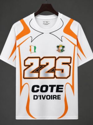 Ivory Coast Cte d'Ivoire White 225 Special Edition Jersey Ivory Coast Cte d'Ivoire White 225 Special Edition Jersey