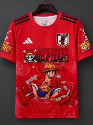 Japan x One Piece Red Special Edition Jersey Japan x One Piece Red Special Edition Jersey