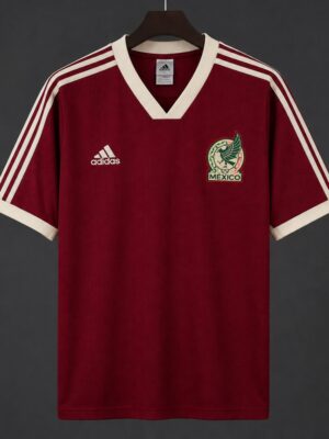 Mexico Icon Retro Dark Red Jersey Mexico Icon Retro Dark Red Jersey