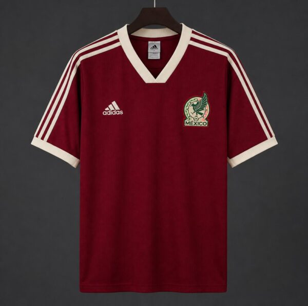 Mexico Icon Retro Dark Red Jersey
