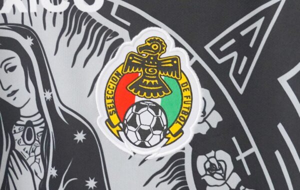 Mexico Special Edition Black with Virgin of Guadalupe and Aztec Pattern Jersey