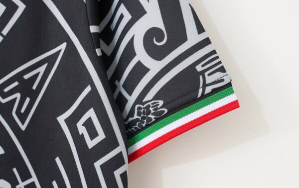 Mexico Special Edition Black with Virgin of Guadalupe and Aztec Pattern Jersey
