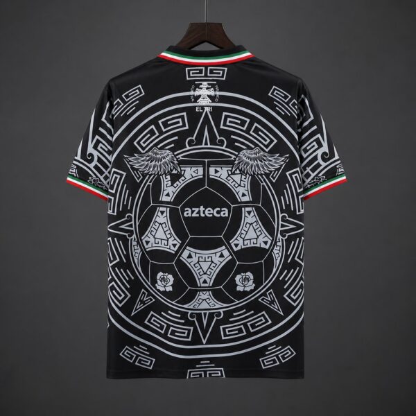 Mexico Special Edition Black with Virgin of Guadalupe and Aztec Pattern Jersey