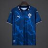 Portugal Navy Blue with Blue Flame Pattern Away Jersey