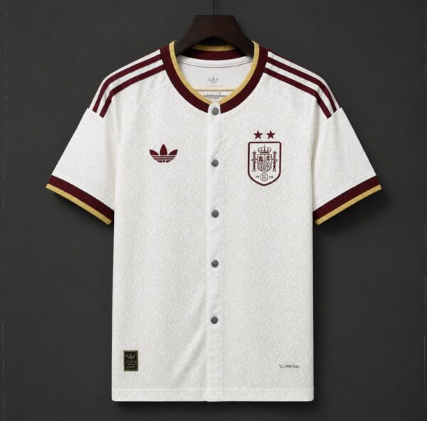 Spain Away MLB White Jersey